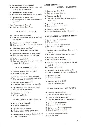 « Le dialogue en 1934 », Documents 34, nouvelle série, n° spécial « Intervention surréaliste », juin 1934, p. 26