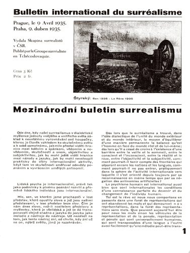 Bulletin international du surréalisme, n° 2, Santa Cruz de Tenerife, 1935 © courtesy Association Atelier André Breton